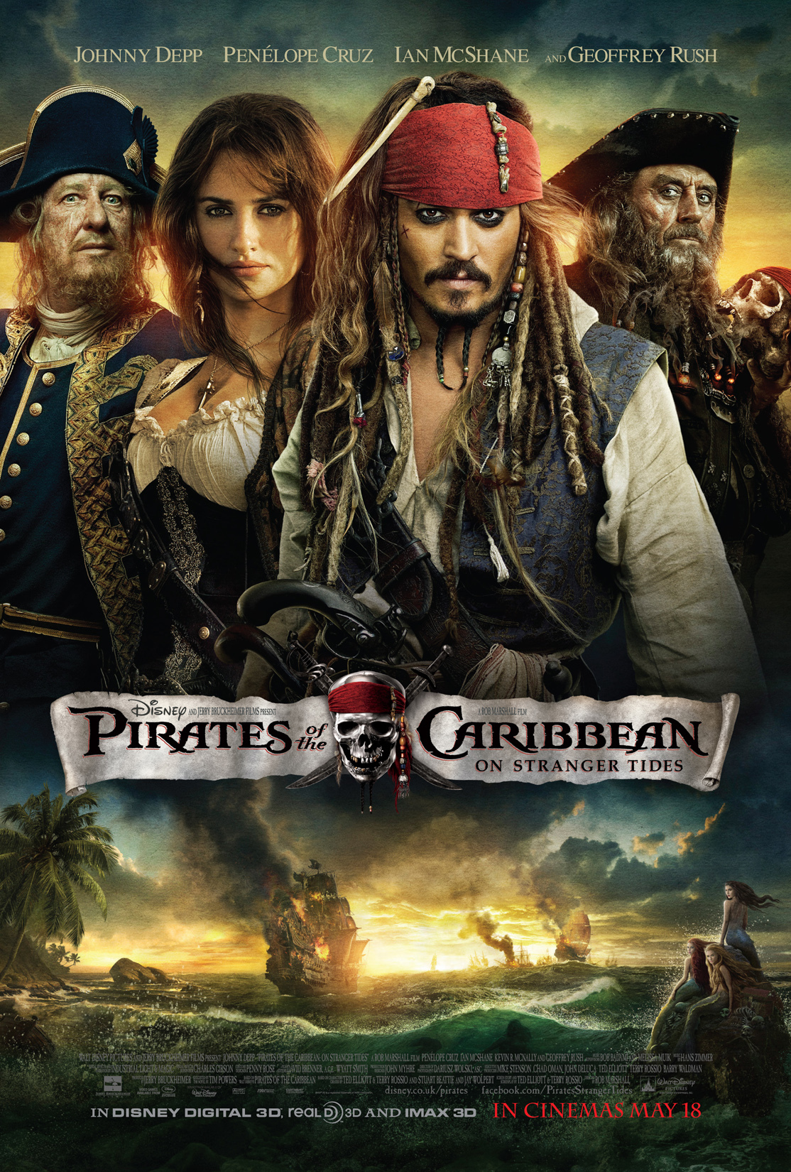 ดูหนังออนไลน์ Pirates of the Caribbean 4