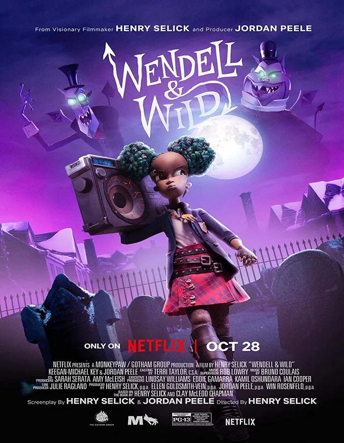 ดูหนังออนไลน์ฟรี ดูหนัง HD Wendell & Wild (2022) เวนเดลล์กับไวลด์